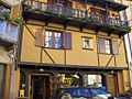 Half-timbered house in Susa, Piedmont