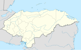 Tegucigalpa na mapi Hondurasa