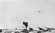 Paratroopers dropping near Heraklion