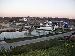 Ashtabula Lift Bridge viewed from Point Park