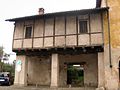 Half-timbered house in Biella, Piedmont
