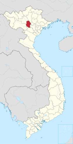 Location of Phú Thọ within Vietnam