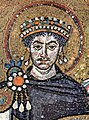 Emperor Justinian with a stemma