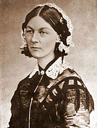 Florence Nightingale (1820–1910) known for their social action and reforms to nursing.