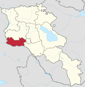 Poziția localității Provincia Armavir