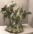 Prometheus und Merkur mit dem Adler. Bronzestatuette von Giovanni Battista Foggini, vor 1716. Victoria and Albert Museum, London