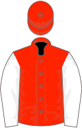 Scarlet, white sleeves, scarlet cap