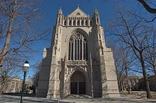 A picture of the Princeton University Chapel