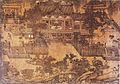Image 20A Northern Song era (960–1127 AD) Chinese watermill for dehusking grain with a horizontal waterwheel (from History of agriculture)