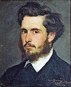 カロリュス＝デュラン『クロード・モネの肖像』 1867年
