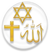 رموز الديانات الإبراهيمية الأكثر انتشارا: اليهودية والمسيحية والإسلام
