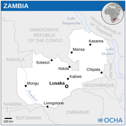 Lokasi Zambia