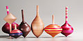 Image 20Various spinning tops (from List of wooden toys)