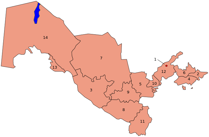 Административно-территориальные единицы первого порядка