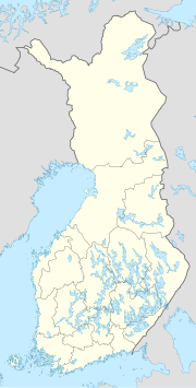 Poloha mesta v rámci Fínska