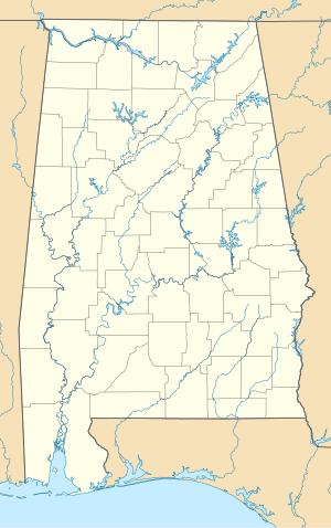 Силакога. Карта розташування: Алабама