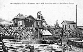 Le puits Saint-Eugène (Saint-Sernin-du-Plain, minerai de fer).