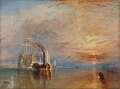 „Karo laivas „Temeraire“, tempiamas vilkiko į paskutinį doką išardymui“, 1839 m., aut. Viljamas Terneris