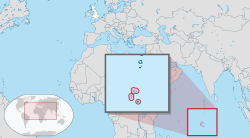 Vị trí của Lãnh thổ Ấn Độ Dương thuộc Anh (BIOT)