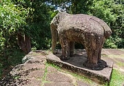 Elephant sculpture at the East Mebon