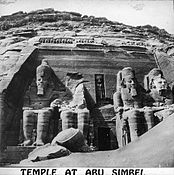 Facade of the Great Temple from before 1923