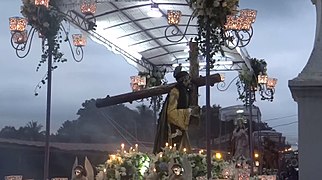 Procesión Semana Santa en Izalco