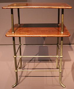 Wagner, Otto, Portable table made for Wagner's villa (1904)