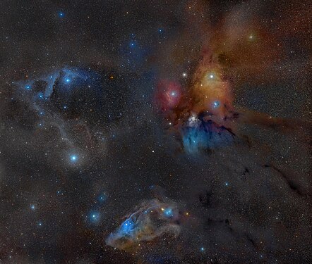 The Rho Ophiuchi molecular cloud complex (By Rogelio Bernal Andreo)