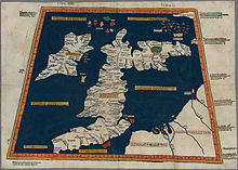 Ptolomy's historical map of Roman Britain