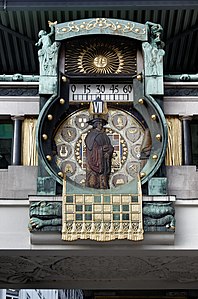 Ankeruhr [de] clock by Franz Matsch (1911-1914)