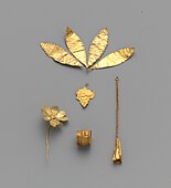Minoan jewellery; 2300–2100 BC; various sizes; Metropolitan Museum of Art (New York City)