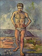 Fürdőzők Paul Cezanne