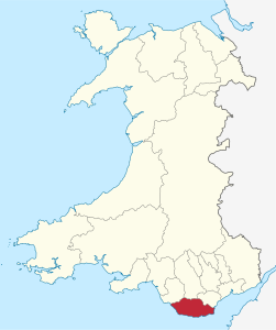 distretto di contea di Vale of Glamorgan – Localizzazione