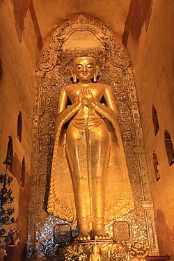 Buddha ábrázolása Ananda templomában, Bagan