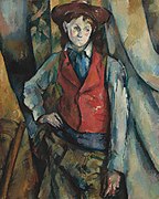 Paul Cézanne, Boy in a Red Waistcoat, 1888–1890