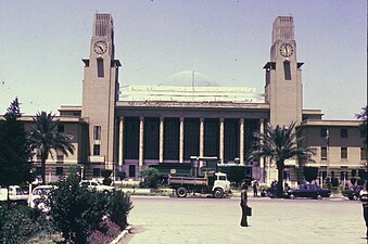 محطة قطار بغداد في 1976م