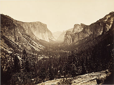 Carleton Watkins, View from Inspiration Point, 1879[55]