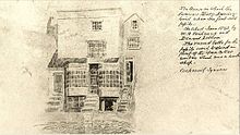 Ilustración de la casa de Mary Anning en 1842.