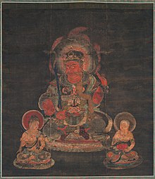 Painting of Rakshasa as one of the Twelve Devas of the Vajrayana tradition. Japan, Heian period, 1127 CE.