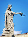 Image 42The statue of Italia turrita in Reggio Calabria. Italia turrita is the national personification of Italy. (from Culture of Italy)