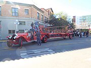 1916 American LaFrance Type 17 Tractor Drawn Aerial Ladder.