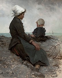 At the Seashore, Anna Bilińska