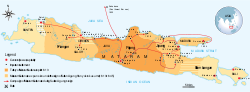 Location of Mataram Sultanate