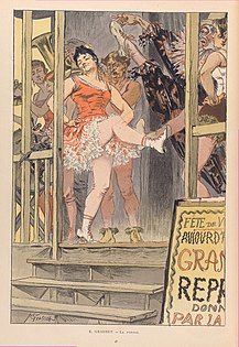"La danse" Issue no. 59 of Paris illustré, published 1887.