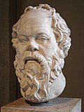 Marmorbuste af Sokrates.