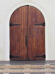 Main doors of the bishop, made of koa