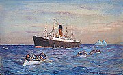 Rescue of the Survivors of the Titanic by the Carpathia, Colin Campbell Cooper.