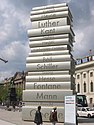 Könyvszobor Berlinben