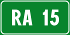 Autostrada Connection 15 shield}}