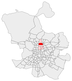 Location of Nueva España